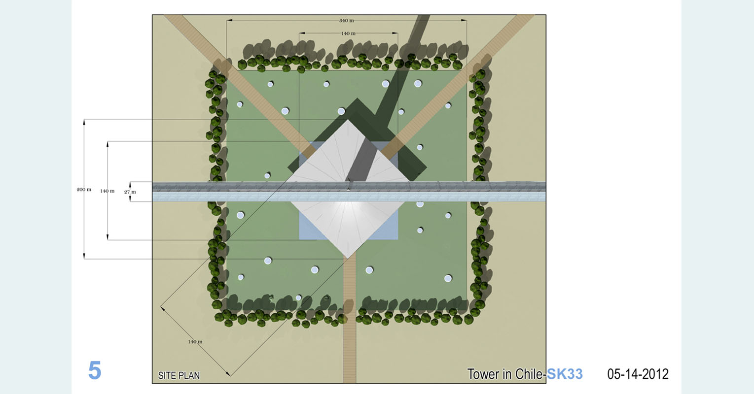 Schematic design for solar collector